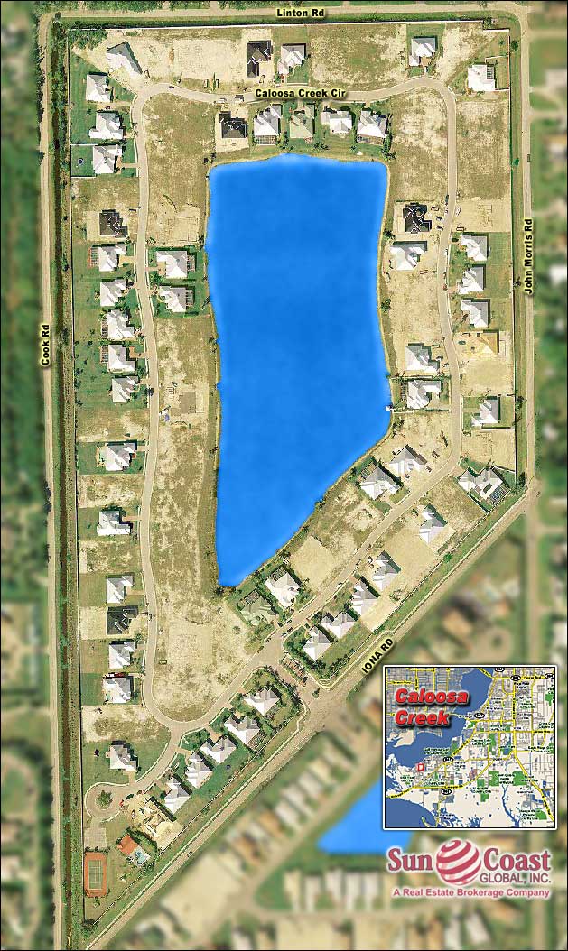 Caloosa Creek Overhead Map